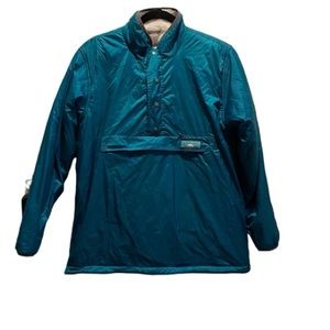 Lauren James Emerald Holden Reversible Sherpa PrepTech Throwback Pullover Size M